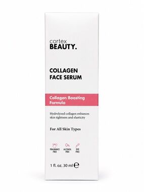Cortex Beauty Collagen Face Serum 1 fl oz / 30 mL Collagen Boosting Formula NIB